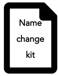 Easy Name Change Kit